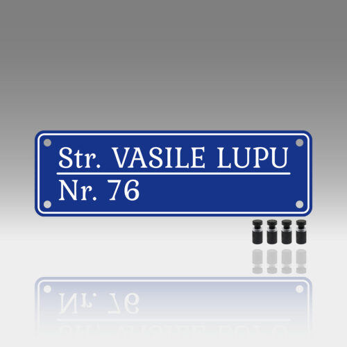 Placă Mică Stradă Personalizată | 29x9 cm | #1187