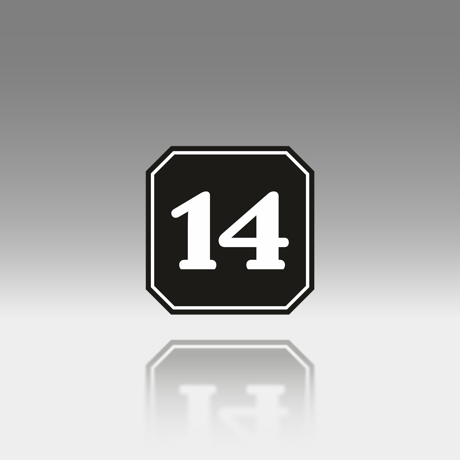 Plăcuță Număr Poartă Personalizată | 10x10 cm | #1183 - imagine 3