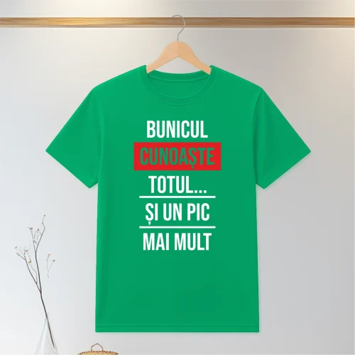 Tricou personalizabil imprimat, cu cauciuc, Cadou pentru Bunicul [ #0096 ]