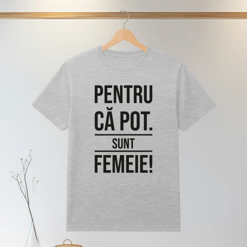 Tricou personalizabil imprimat, cu cauciuc, Cadou de 8 Martie [ #0113 ]