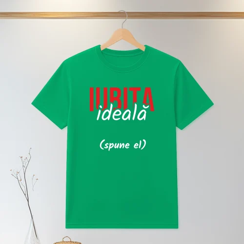 Tricou personalizabil imprimat, cu cauciuc, Cadou pentru Iubită [ #0135 ]