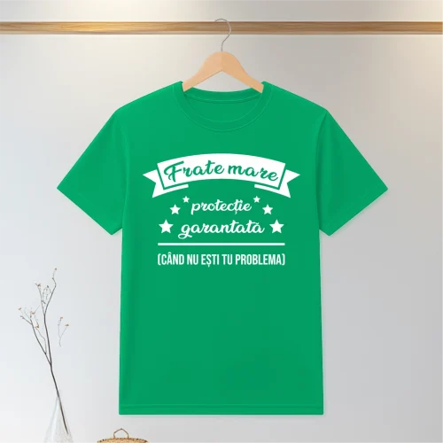 Tricou personalizabil imprimat, cu cauciuc, Cadou pentru Frate [ #0147 ]