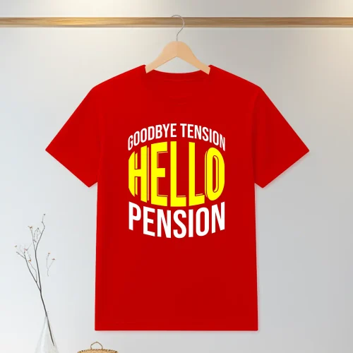 Tricou personalizabil imprimat, cu cauciuc, Cadou pentru Pensionare [ #1339 ]